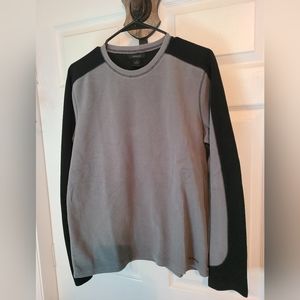 Express, Woman's Sweatshirt,  Size: Medium,  Color: Grey/ Black